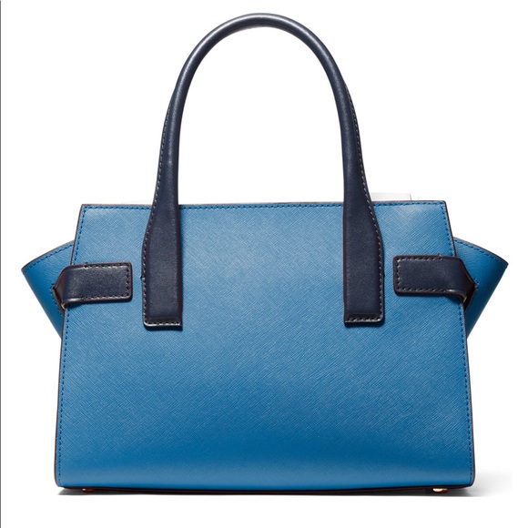 Michael Kors Carmen Flap Belted Leather Satchel - Picture 4 of 17